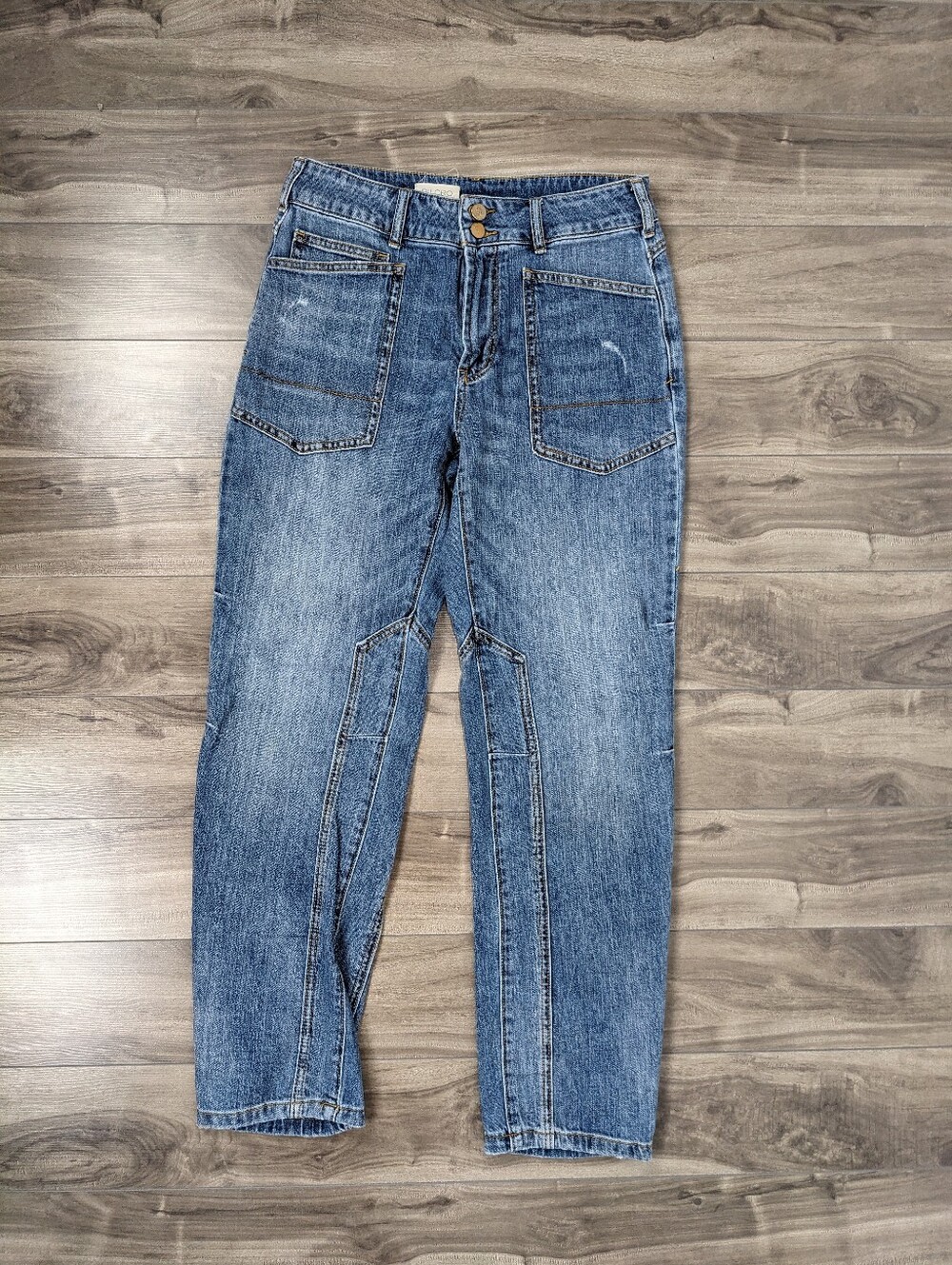 Anthropologie Pilcro Jeans Size 27 Wanderer Mid Rise Relaxed Jeans